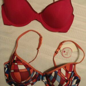 FLIRTITUDE T shirt Bra 36D 2-Pack Underwire NWT Pink